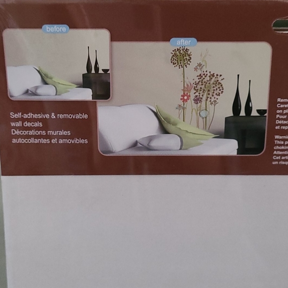 Flower self-adhesive wall decals - Picture 8 of 8